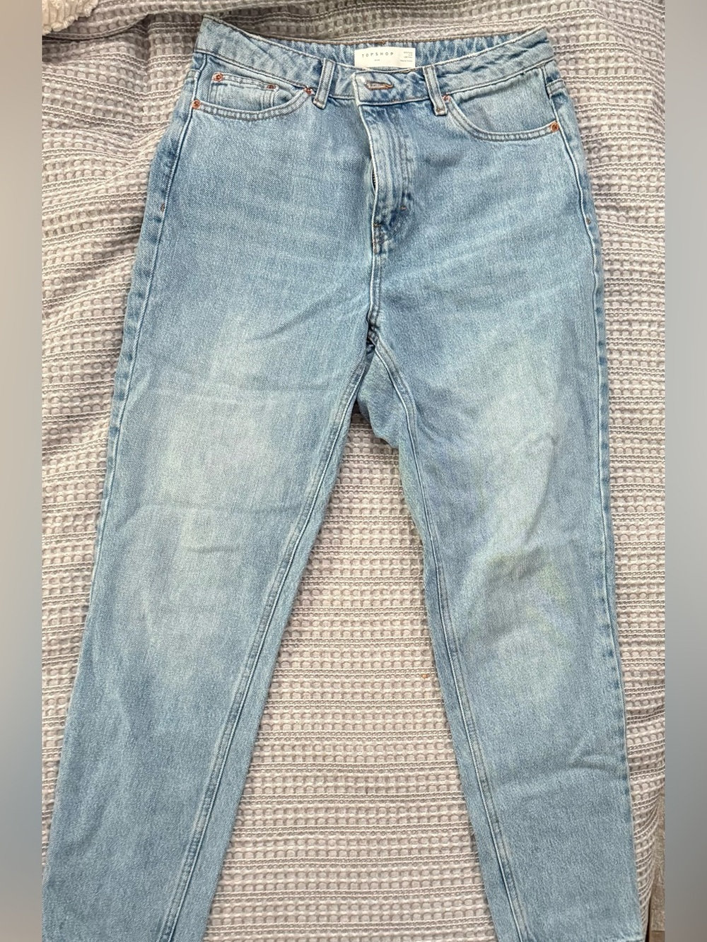 Topshop Light Wash Women’s Mom Jeans